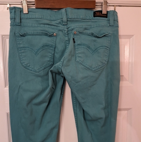 LEVI'S 524 Too Super low Distressed Jeans - Picture 7 of 14